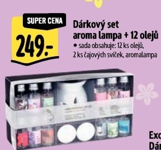 Aroma lampa - dárkový set