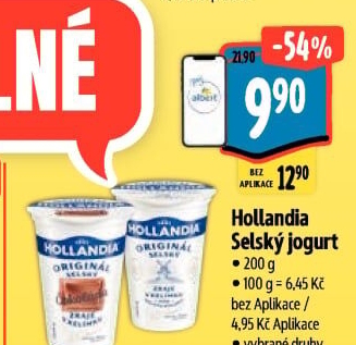 Bílý jogurt selský Hollandia