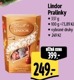 Bonboniéra Pralinky Lindor Lindt