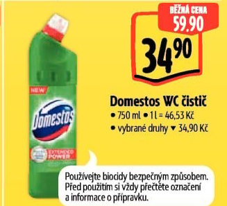 Čistič WC gelový Domestos