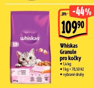 Granule pro kočky Whiskas