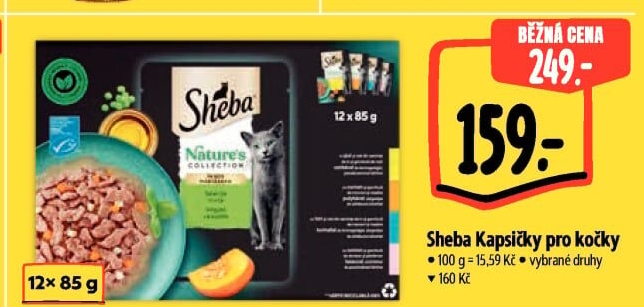 Kapsičky pro kočky Sheba