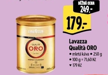 Mletá káva Qualita Oro Lavazza
