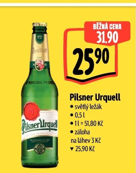 Pivo Pilsner Urquell