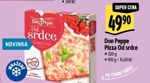 Pizza Od srdce mražená Don Peppe