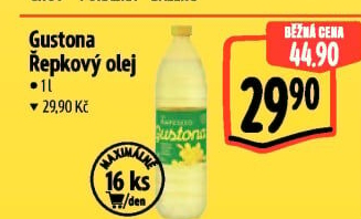 Řepkový olej Gustona