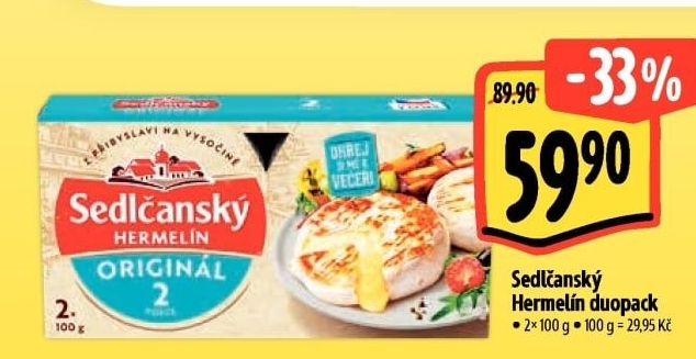 Sýr Hermelín Sedlčanský