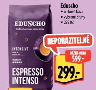 Zrnkové kávy Eduscho