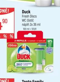 Duck Fresh Discs WC čistič náplň 2x 36 ml