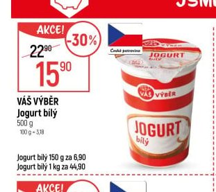Váš Výběr Jogurt bílý