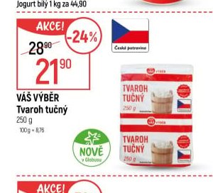Váš Výběr Tvaroh tučný