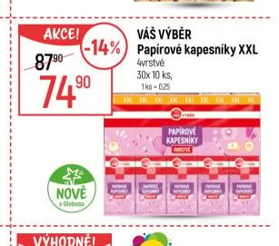 Váš Výběr Papírové kapesníky XXL