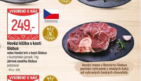 Hovězí kližka s kostí Globus