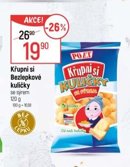 Křupni si Bezlepkové kuličky se sýrem