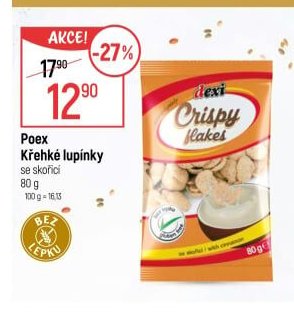 Poex Křehké lupínky se skořicí
