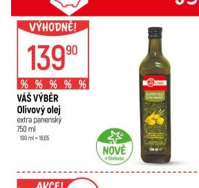 Váš výběr olivový olej
