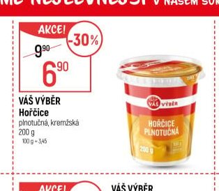 Váš výběr hořčice