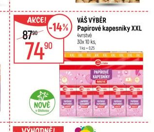 Váš výběr papírové kapesníky XXL