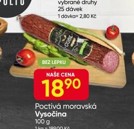 Poctivá moravská Vysočina