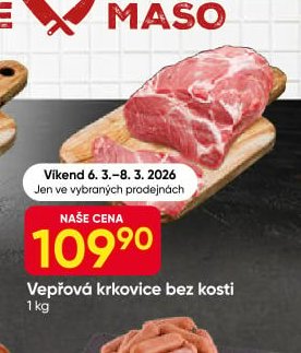 Vepřová krkovice bez kosti