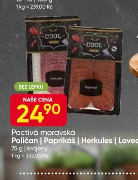 Poctivá moravská Poličan | Paprikáš | Herkules | Lovecký