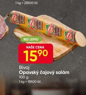 Bivoj Opavský čajový salám