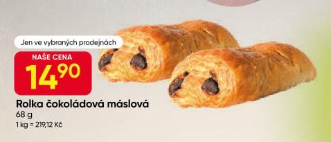 Rolka čokoládová máslová