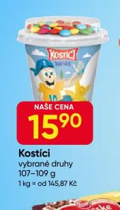 Kostíci vybrané druhy