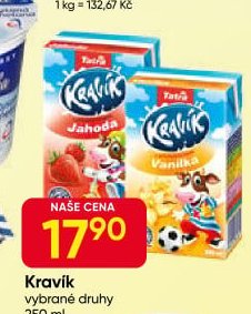 Kravík vybrané druhy