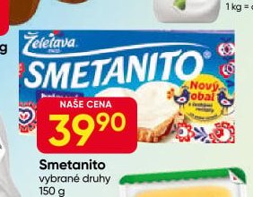 Smetanito vybrané druhy