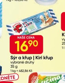 Sýr a křup | Kiri křup