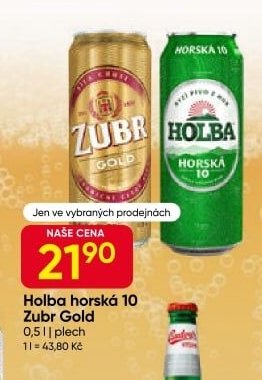 Holba horská 10, Zubr Gold