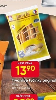 Trvanlivé tyčinky originál