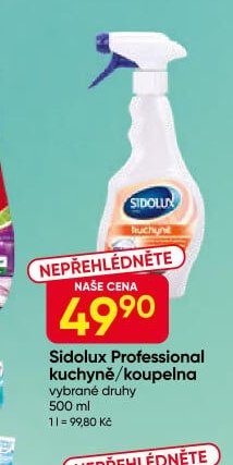 Sidolux Professional kuchyně/koupelna