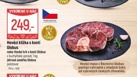Hovězí kližka s kostí Globus