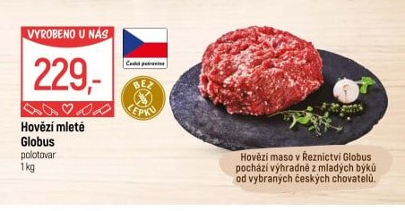 Hovězí mleté Globus