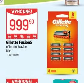 Gillette Fusion5 náhradní hlavice