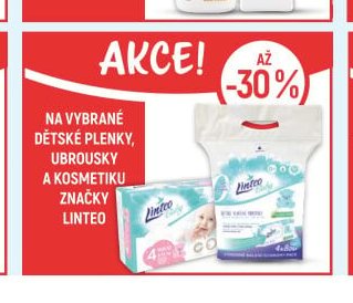Linteo dětské pleny a ubrousky