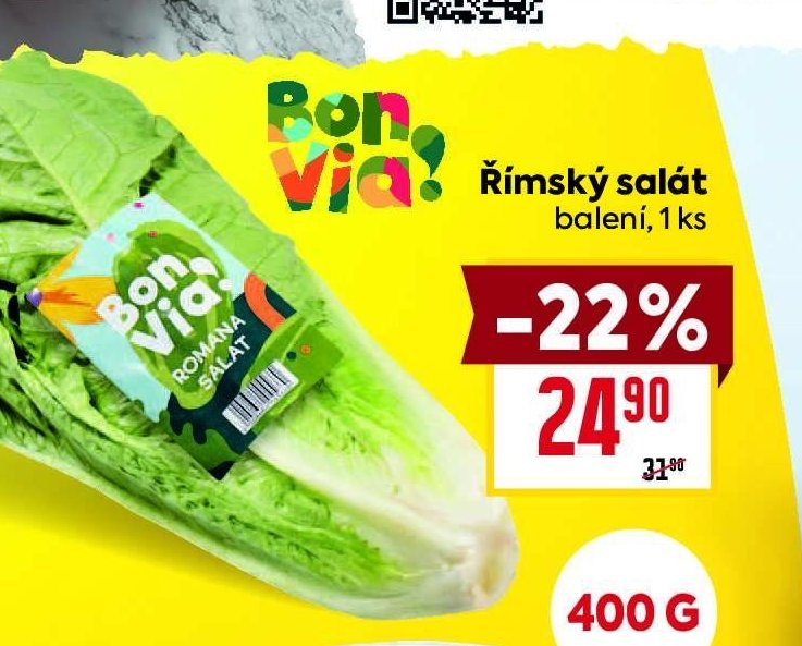 Bon Via Římský salát - BILLA akcniletaky.com