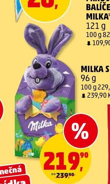 Milka s plyšákem 96 g