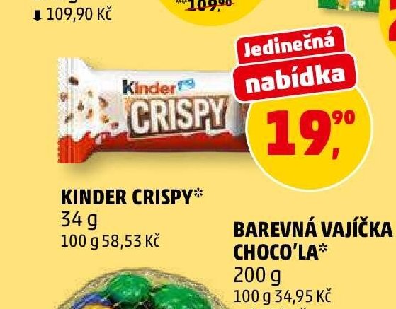 Kinder Crispy 34 g