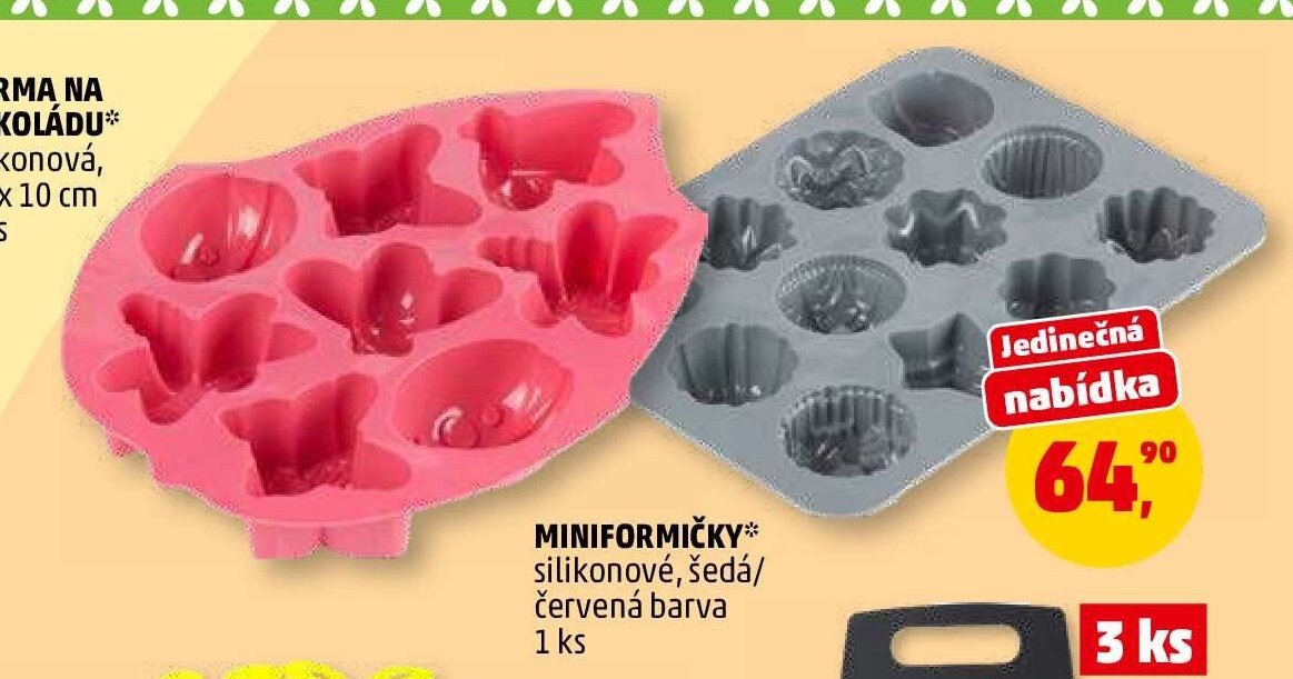 MINIFORMIČKY silikonové