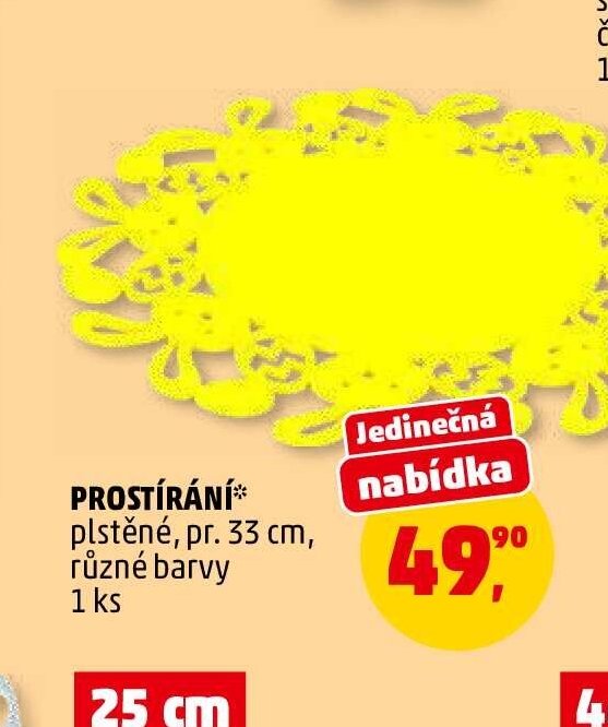 PROSTÍRÁNÍ plstěné