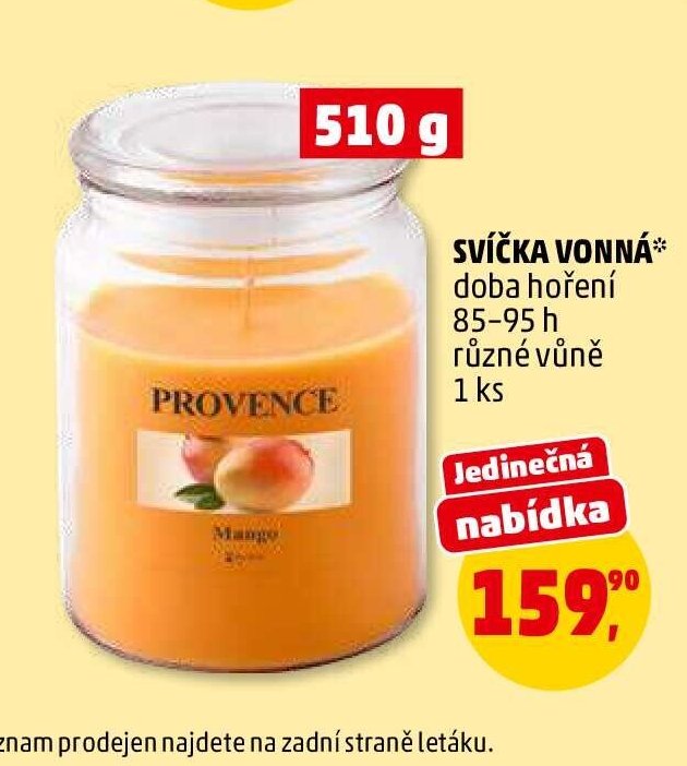 SVÍČKA VONNÁ