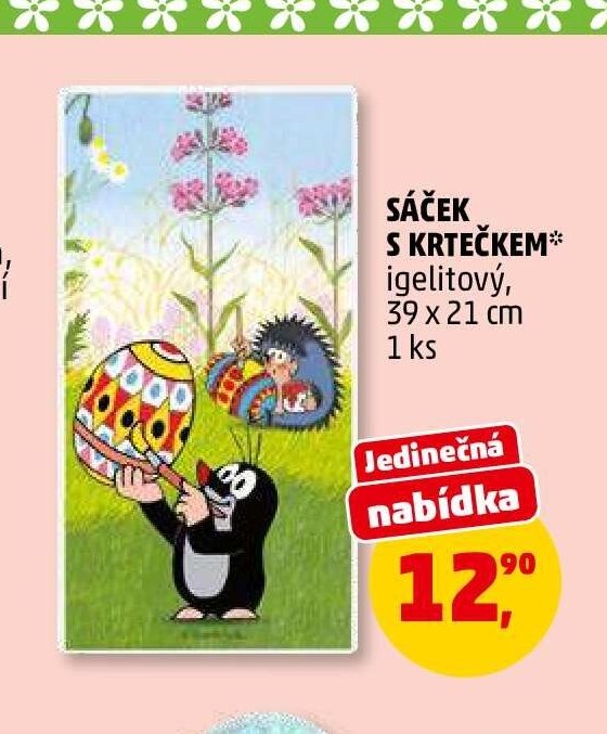 SÁČEK S KRTEČKEM