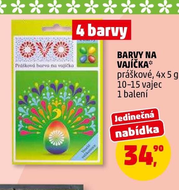 Barvy na vajíčka
