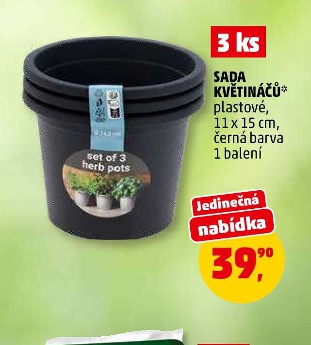Sada květináčů