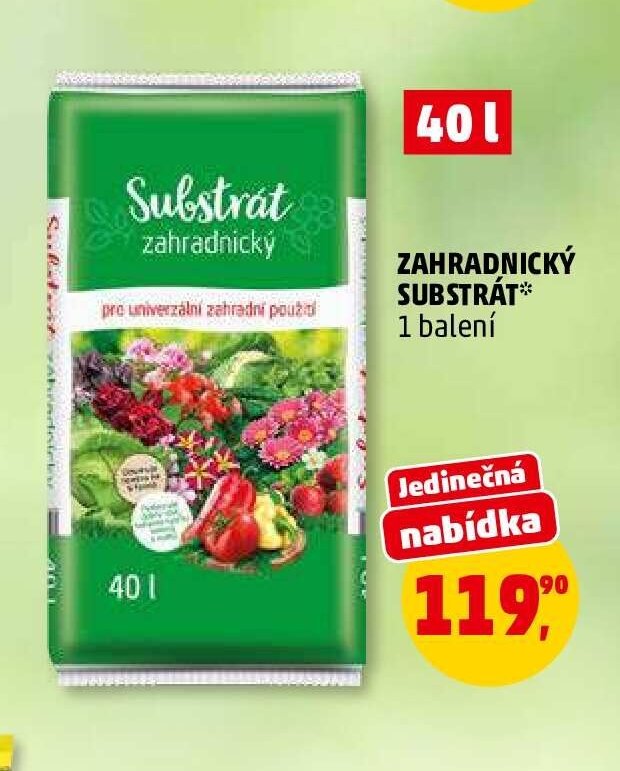 Zahradnický substrát