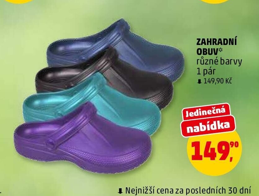 Zahradní obuv