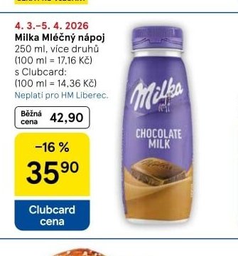 Milka Mléčný nápoj